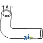 KU20512   Upper Radiator Hose---Replaces 15601-72940